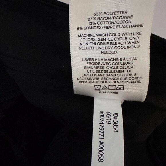 Express Stretch+ Midrise Skinny Work Pants Black Size 2R - Picture 9 of 9